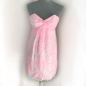 Milly Pink Strapless Dress size 2
